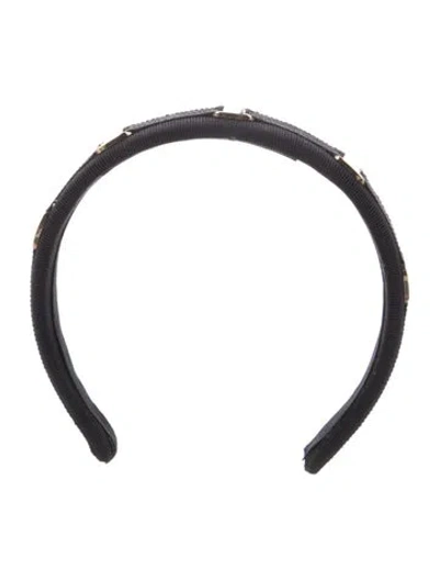 Pre-owned Ferragamo Vara Headband In Blue