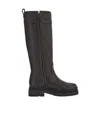 Ferragamo Vara High Boot In Black
