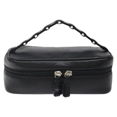 Pre-owned Ferragamo Vara Leather Clutch Bag ()