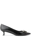 Ferragamo New Vara Plate Low Heel Pump