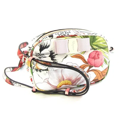 Pre-owned Ferragamo Vara Pink-color Leather Pochette Shoulder Bag () In Multi