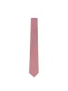 Ferragamo Vara Print Silk Tie In Red