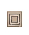 Ferragamo Ribbon Print Silk Square Scarf In Light Brown