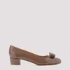 Ferragamo Shoes  Woman Color Brown In Caraway Seed