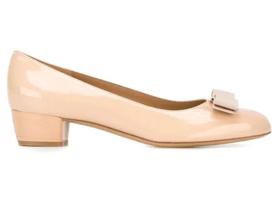 Pre-owned Ferragamo Vara Pumps (women's) Sneakers In Pink