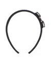 Ferragamo Vara Rhinestone Bow Grosgrain Headband