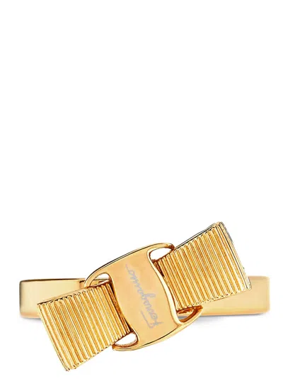 Ferragamo 'vara' Ring In Gold