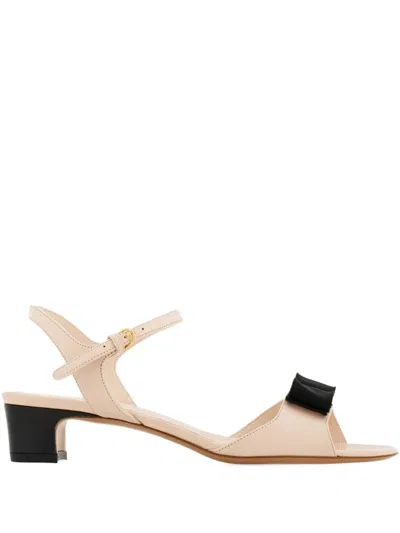 Ferragamo Vara Bow Sandals In Multi