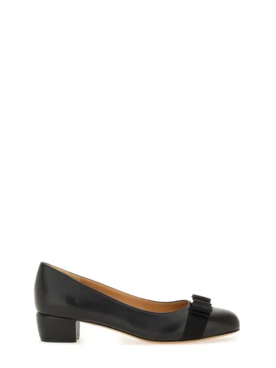 Ferragamo Vara Soft Pumps In Black