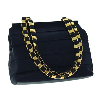 Pre-owned Ferragamo Vara Synthetic Shoulder Bag () In Blue