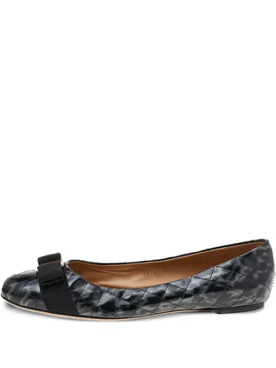 Pre-owned Ferragamo Varina Ballet Flats