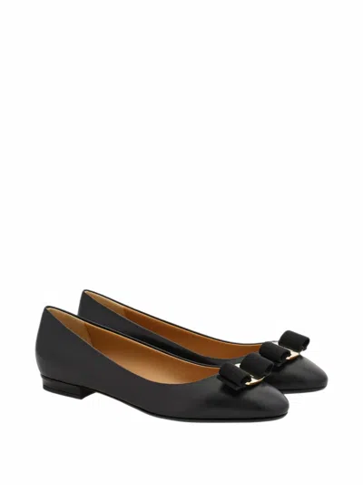 Ferragamo Varina Ballet Flats In Animal Print