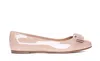 Ferragamo Black Maryan Loafers With Golden Plaque Logo In Pink