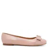 FERRAGAMO VARINA SOFT PINK BALLERINAS