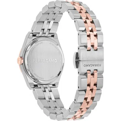 Ferragamo Vega Bracelet Watch, 28mm In Two Tone