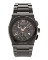 Ferragamo Vega Chrono Bracelet Watch In Black
