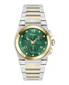Ferragamo Vega Chrono Bracelet Watch In Metallic