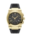 Ferragamo Vega Chrono Silicone Watch In Black