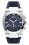 Ferragamo Vega Chronograph 42mm In Stainless Steel