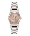 Ferragamo Vega Holiday Capsule Diamond Watch In Metallic
