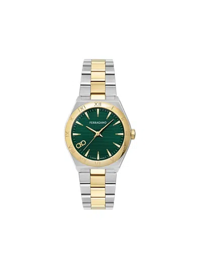 Ferragamo Vega New 35mm In Green