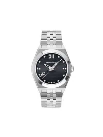 Ferragamo Vega Upper East 40mm In Black