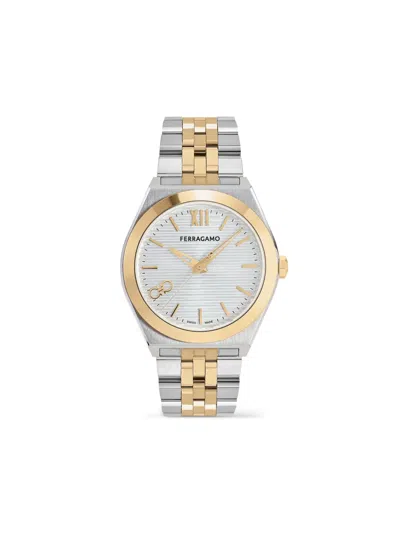 Ferragamo Vega New 40mm In Silver