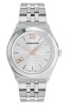 Ferragamo Vega New Bracelet Watch In Stainless Steel