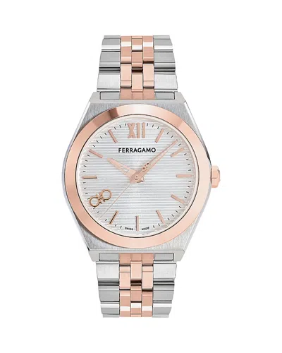 Ferragamo Vega New Bracelet Watch In Metallic