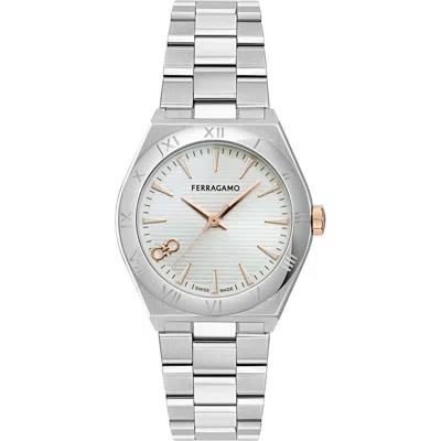 Ferragamo Vega Upper East Bracelet Watch In Stainless Steel