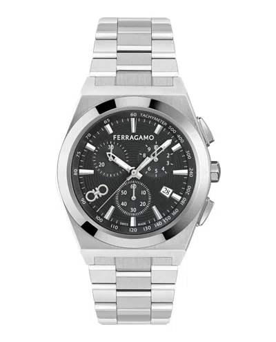 Ferragamo Vega Upper East Chrono Bracelet Watch In Multi