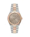 Ferragamo Vega Upper East 28mm In Gray/two Tone