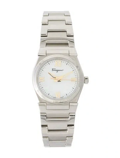 Pre-owned Ferragamo Vega Watch, 28mm In Multi