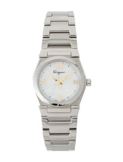 Pre-owned Ferragamo Vega Watch, 28mm In Multi
