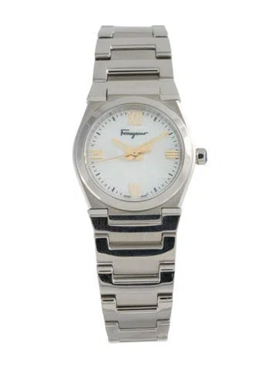Pre-owned Ferragamo Vega Watch, 28mm In Multi