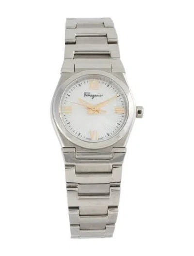 Pre-owned Ferragamo Vega Watch, 28mm In Multi