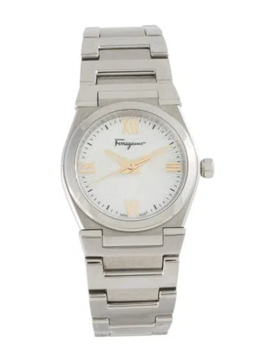 Pre-owned Ferragamo Vega Watch, 28mm In Multi