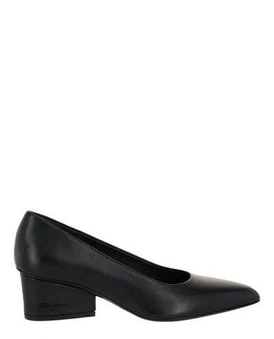 Ferragamo Velia Pointed Toe Pumps In Multi