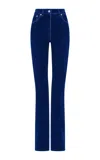 Ferragamo Five Pocket Trouser In Blue