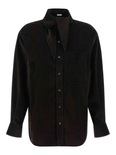 FERRAGAMO VELVET OVERSHIRT