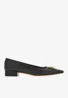 Ferragamo Venera 20 Leather Pumps In Black