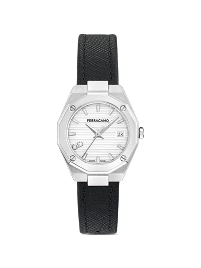 Ferragamo Ver4silia 28mm Versilia Watch In Metallic