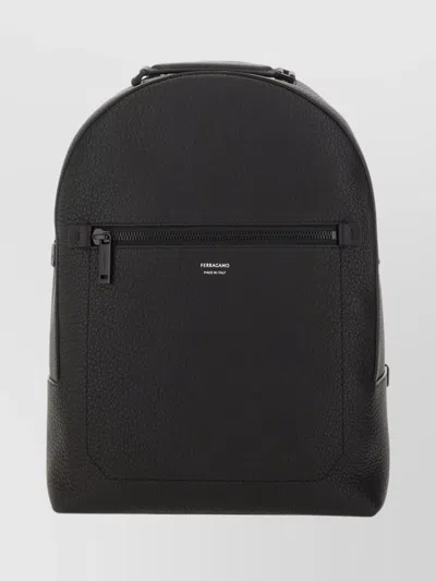 Ferragamo Versatile Backpack Featuring Adjustable Straps