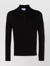 FERRAGAMO VERSATILE CABLE-KNIT CREWNECK SWEATER WITH RIBBED DETAILS