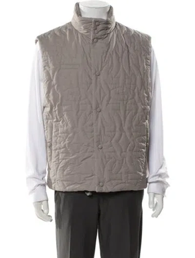 Pre-owned Ferragamo Vest In Gray
