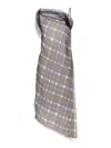 Ferragamo Multicolor Asymmetrical Dress In Multicolour