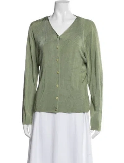 Pre-owned Ferragamo Vintage 1990's Sweater In Green