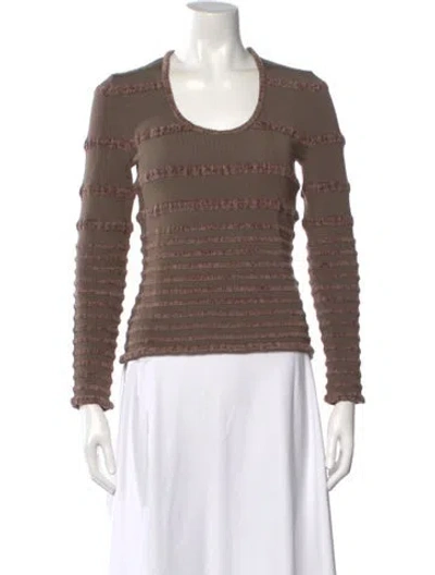 Pre-owned Ferragamo Vintage 1990's Sweater In Neutrals