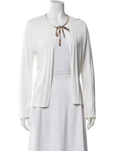 Pre-owned Ferragamo Vintage 1990's Sweater In White