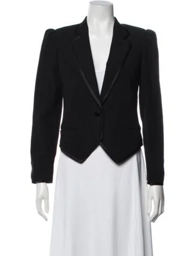 Pre-owned Ferragamo Vintage Blazer In Black